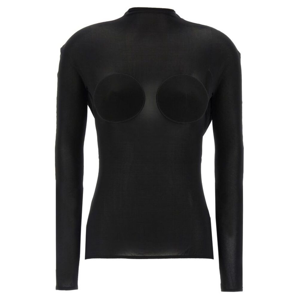 Jean Paul Gaultier Black Viscose Women's Cardigan